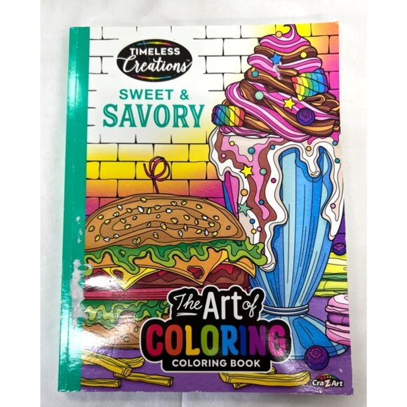 Timeless Creations Sweet & Savory Coloring Book - Picture 1 of 6